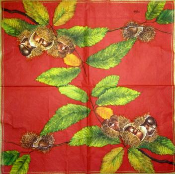 221 Herbst - 3-lagig (rot) - Ambiente